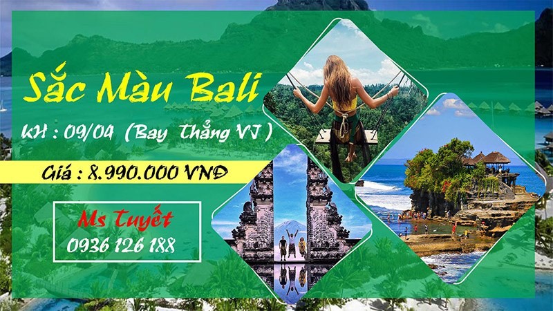 Hà Nội - Bali  4 ngày 3 đêm - Vietjet